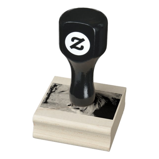 Lion Portrait Rubber Stamp (Stamp)