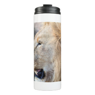 Lion Portrait Thermal Tumbler