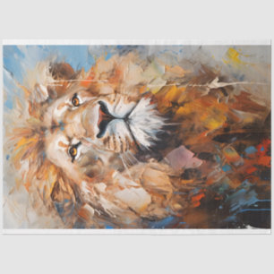 Lion Portrait Tissue Paper