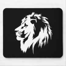 Lion Portrait (white)