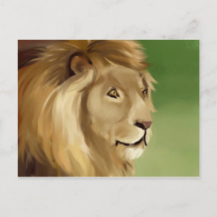 Lion Post Card
