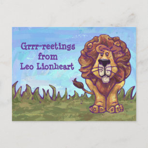 Lion Post Card