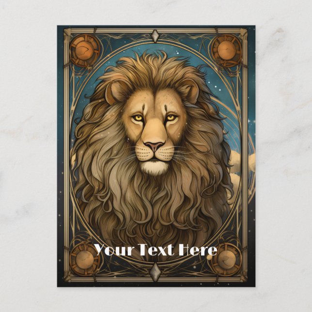 Lion Postcard (Front)