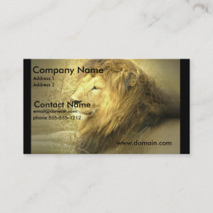 Lion Pride Business Card