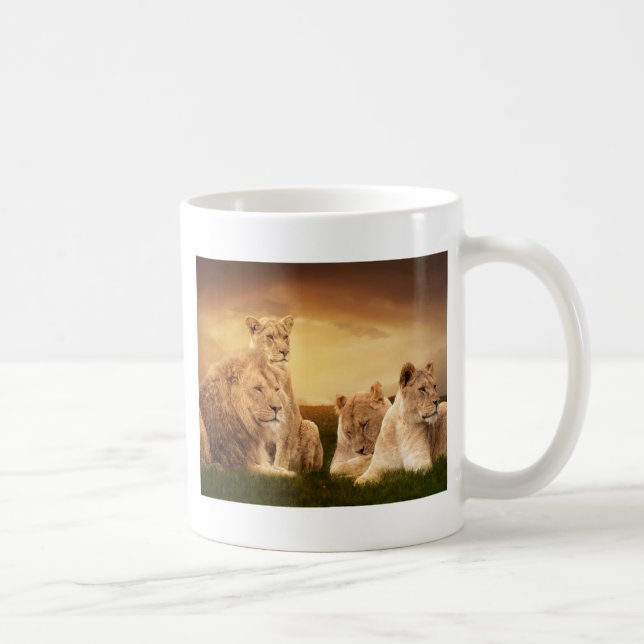 Lion pride coffee mug (Right)