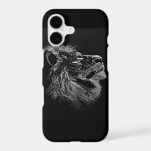Lion profile iPhone case