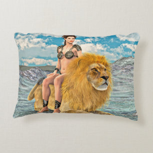 Lion Queen Fantasy Decorative Cushion