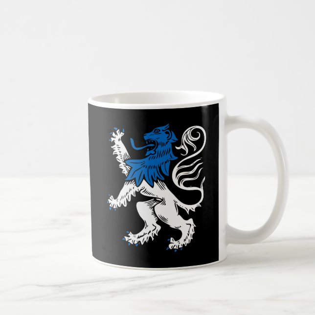 Lion Rampant Design Coffee Mug (Right)