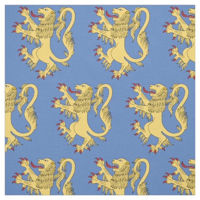 Lion Rampant Fabric (Swatch)