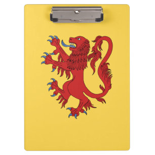 Lion Rampant Gules Clipboard