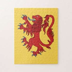 Lion Rampant Gules Jigsaw Puzzle
