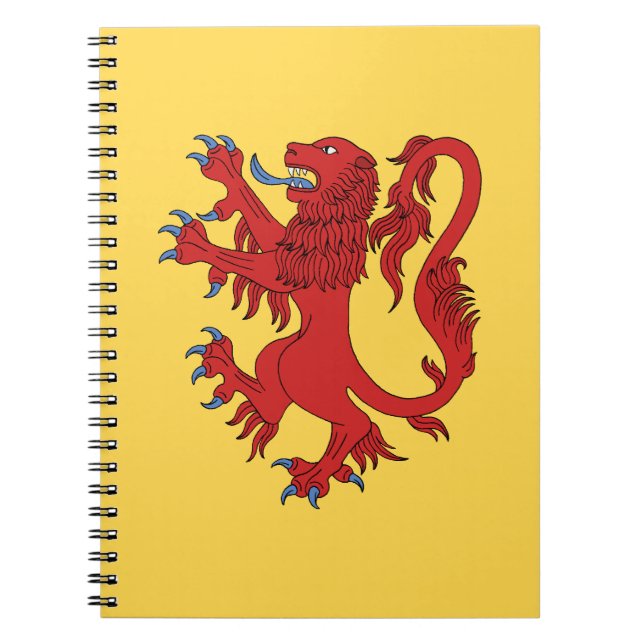 Lion Rampant Gules Notebook (Front)