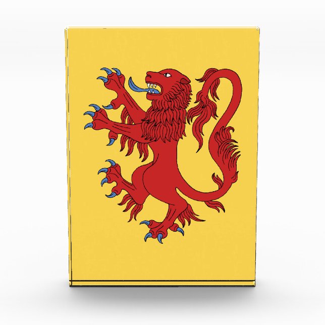 Lion Rampant Gules Photo Block (Front)