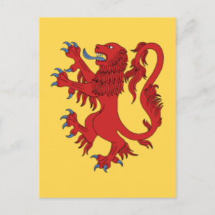 Lion Rampant Gules Postcard