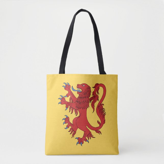 Lion Rampant Gules Tote Bag (Front)