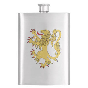 Lion Rampant Hip Flask
