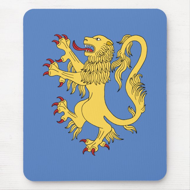 Lion Rampant Mouse Mat (Front)