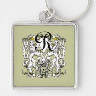 Lion Rampant Renaissance Wedding Key Ring