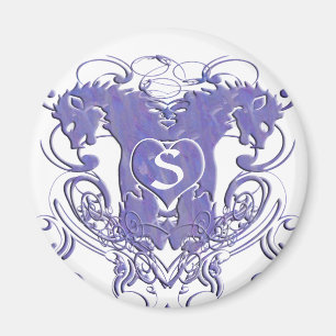 Lion Rampant Renaissance Wedding Magnet