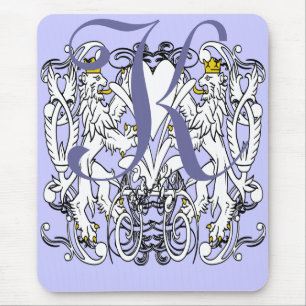 Lion Rampant Renaissance Wedding Mouse Mat