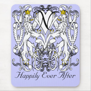 Lion Rampant Renaissance Wedding Mouse Mat