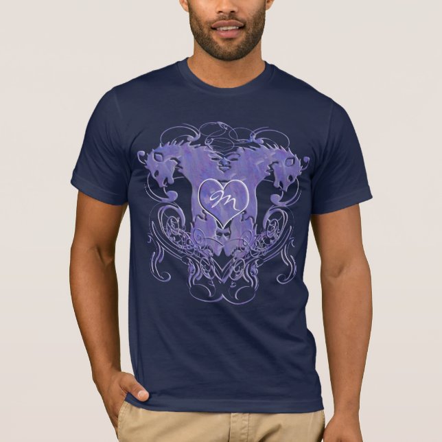 Lion Rampant Renaissance Wedding T-Shirt (Front)