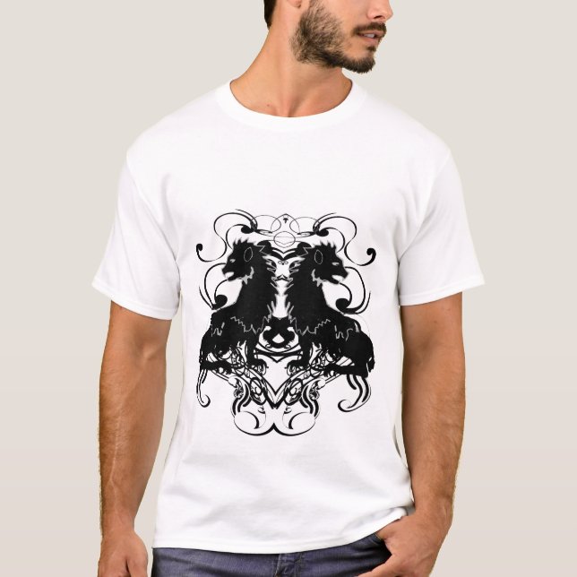 Lion Rampant Renaissance Wedding T-Shirt (Front)