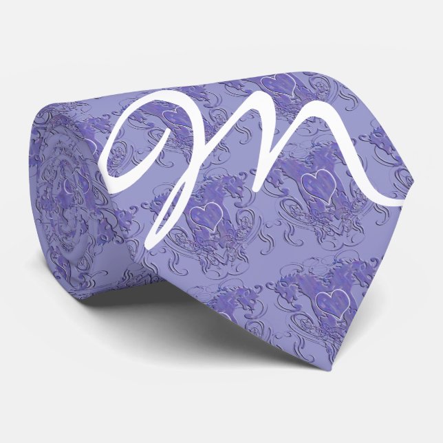 Lion Rampant Renaissance Wedding Tie (Rolled)