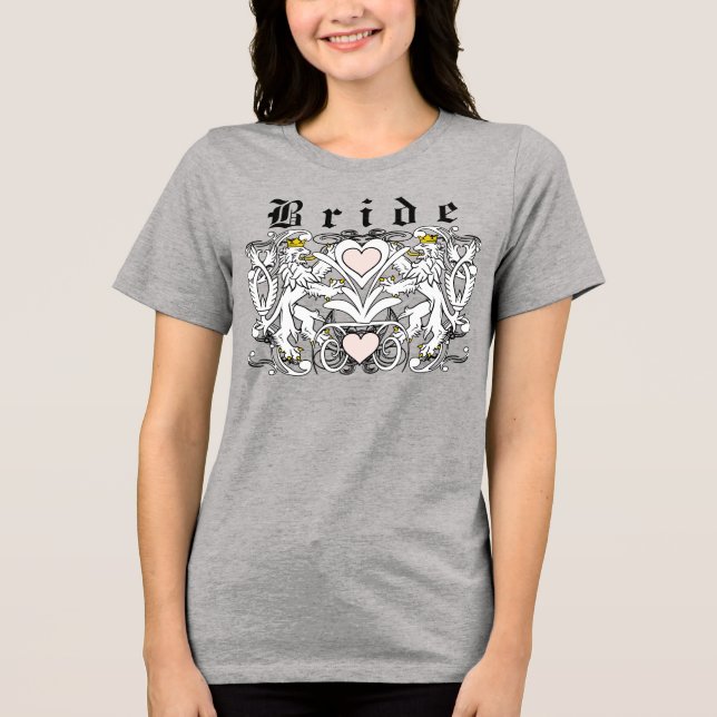 Lion Rampant Renaissance Wedding Tri-Blend Shirt (Front)