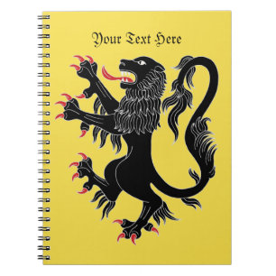 Lion Rampant Sable Notebook