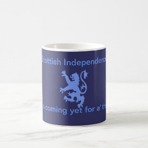 Lion Rampant Scottish Independence Burns Mug