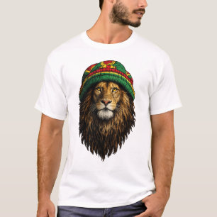 Lion Rasta Hat T-Shirt – Chill Urban Design