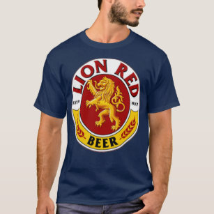 Lion red beer drink Premium TShirt