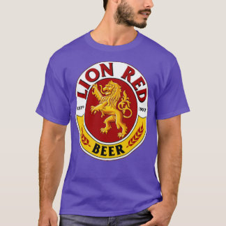 Lion red beer drink T-Shirt