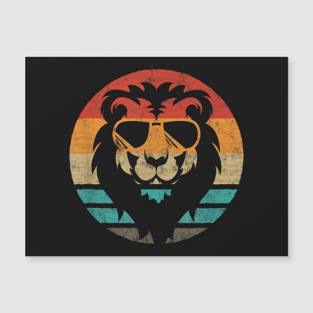Lion Retro Style Vintage (Front)