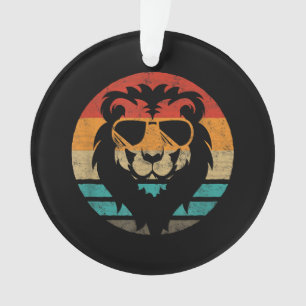 Lion Retro Style Vintage Ornament