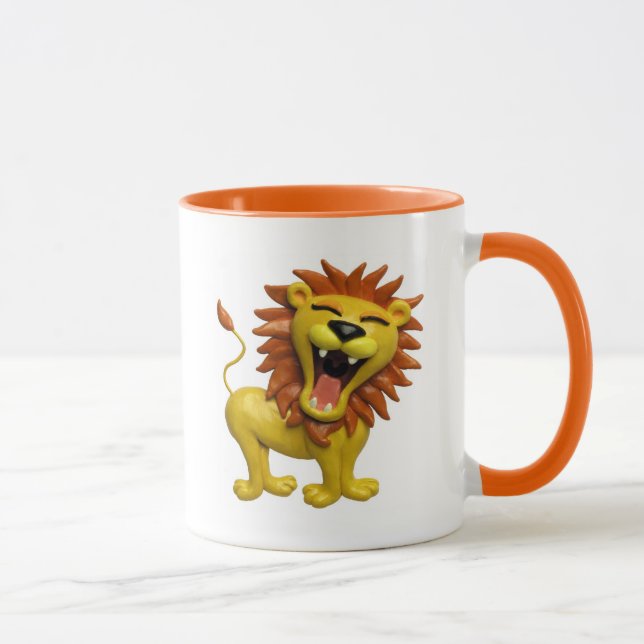 Lion Roaring Mug (Right)