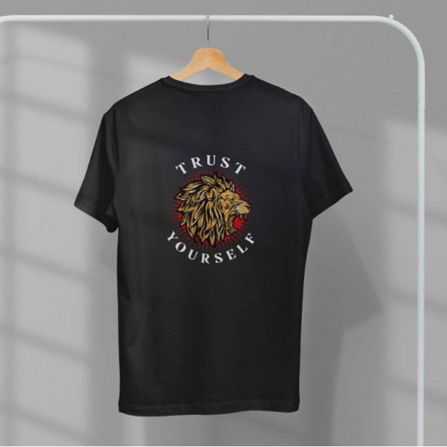 Lion Roaring Trust Quote T-Shirt (Creator Uploaded)