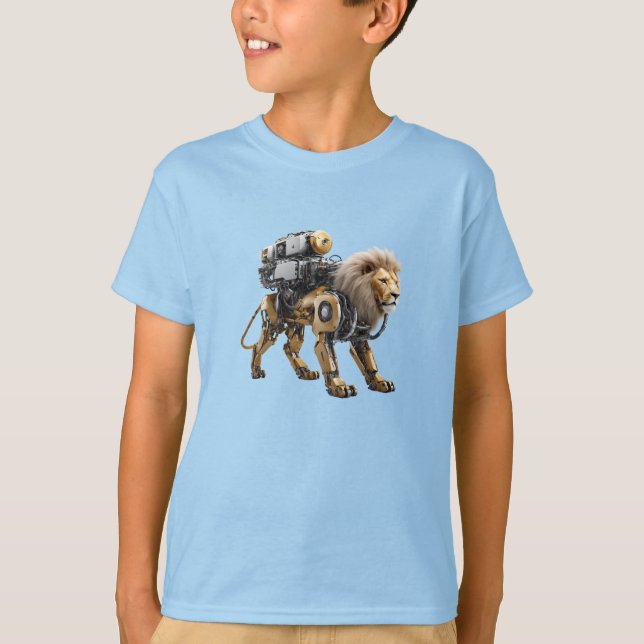 Lion Robot T-Shirt (Front)