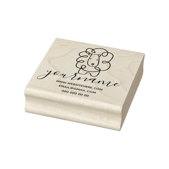 Lion Rubber Stamp (Stamp)