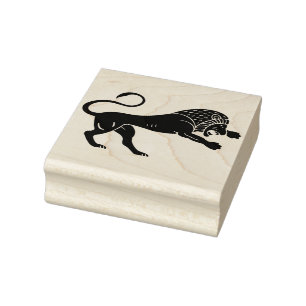 Lion Rubber Stamp