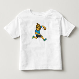 Lion Rugby player Football Toddler T-Shirt