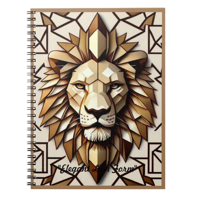 "Lion’s Dignity" Notebook (Front)