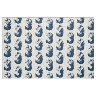 Lion’s face fabric