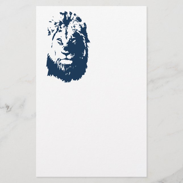 Lion’s face flyer (Back)
