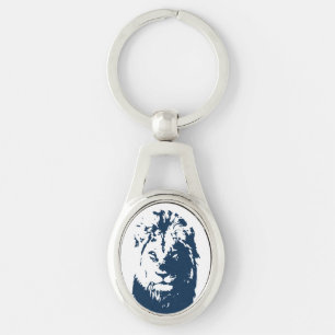 Lion’s face key ring