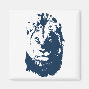 Lion’s face magnet