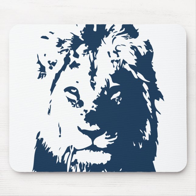 Lion’s face mouse mat (Front)