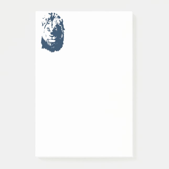 Lion’s face post-it notes (Front)