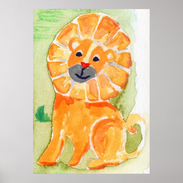 Lion Safari Friend Poster (Front)